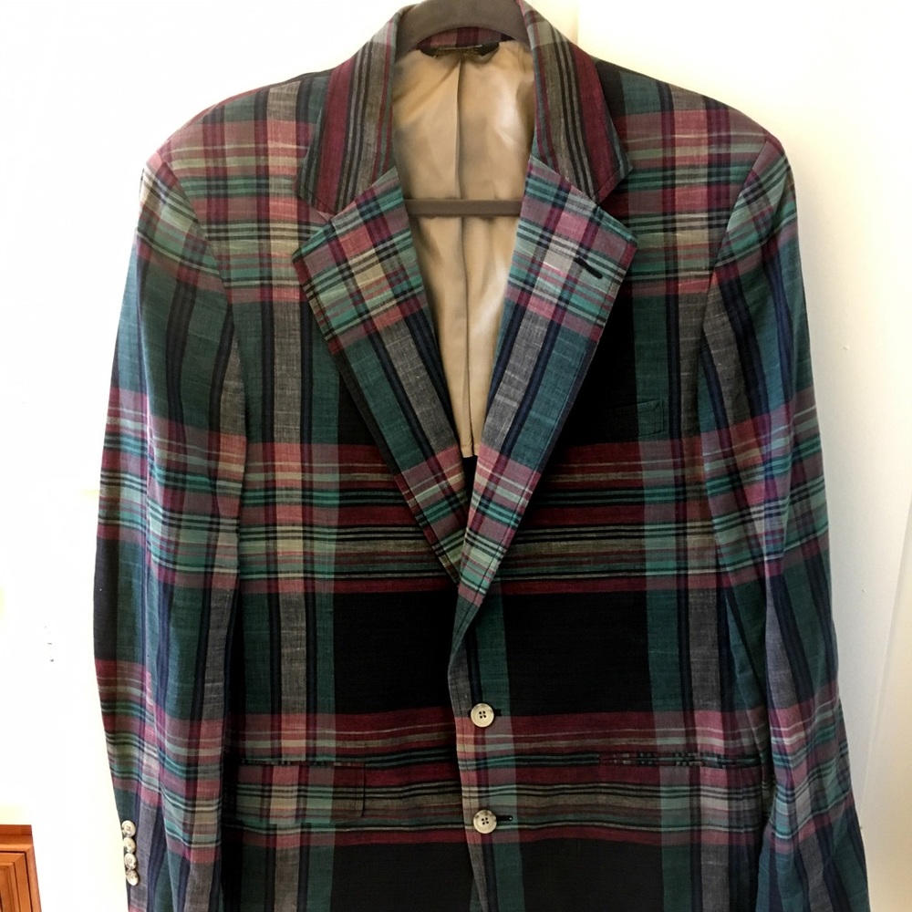 Corbin Ltd for Nordstrom vintage plaid blazer.